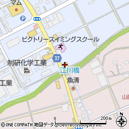 ジョイフル 小笠浜岡店周辺の地図