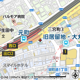 神戸プラザホテル周辺の地図