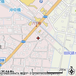 静岡県浜松市中央区東若林町120周辺の地図