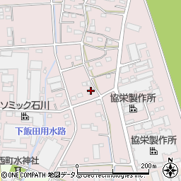 静岡県浜松市中央区金折町866周辺の地図