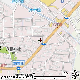 静岡県浜松市中央区東若林町183周辺の地図