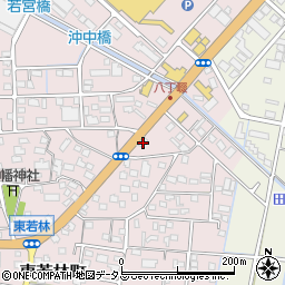 静岡県浜松市中央区東若林町138周辺の地図