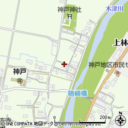 三重県伊賀市上神戸830周辺の地図
