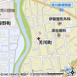 静岡県浜松市中央区芳川町839周辺の地図