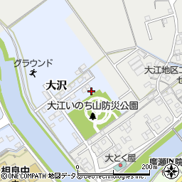 静岡県牧之原市大沢197-4周辺の地図