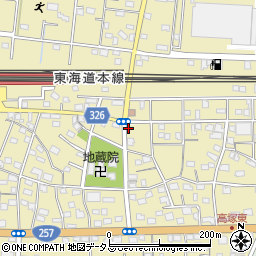 静岡県浜松市中央区高塚町220周辺の地図