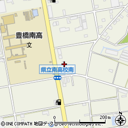 愛知県豊橋市南大清水町元町559周辺の地図