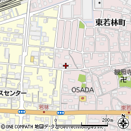 静岡県浜松市中央区東若林町893周辺の地図