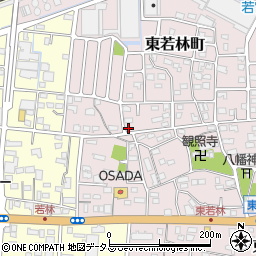 静岡県浜松市中央区東若林町658周辺の地図