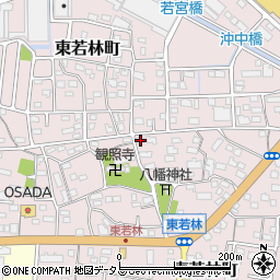 静岡県浜松市中央区東若林町1110周辺の地図