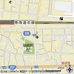 静岡県浜松市中央区高塚町221周辺の地図