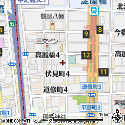 ルミナベッラ大阪周辺の地図