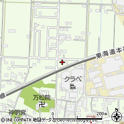 静岡県浜松市中央区篠原町342周辺の地図