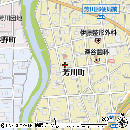 静岡県浜松市中央区芳川町837周辺の地図