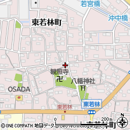 静岡県浜松市中央区東若林町1055周辺の地図