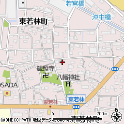 静岡県浜松市中央区東若林町1108周辺の地図