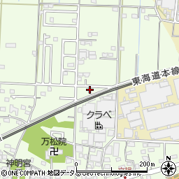 静岡県浜松市中央区篠原町341周辺の地図