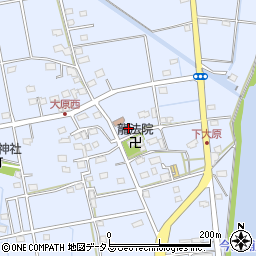 静岡県磐田市大原2227周辺の地図