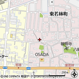 静岡県浜松市中央区東若林町981周辺の地図
