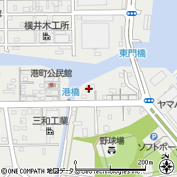 静岡県湖西市新居町新居207周辺の地図