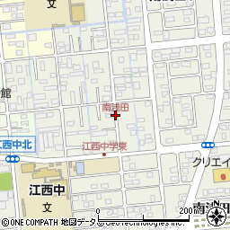 南浅田周辺の地図