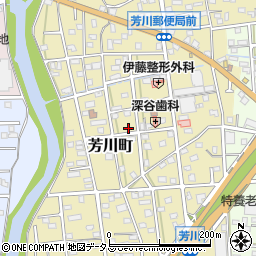 静岡県浜松市中央区芳川町701周辺の地図