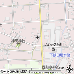 静岡県浜松市中央区古川町323周辺の地図
