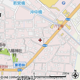 静岡県浜松市中央区東若林町181周辺の地図