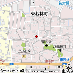 静岡県浜松市中央区東若林町1045周辺の地図