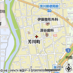 静岡県浜松市中央区芳川町703周辺の地図