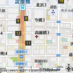 大阪府農業信用基金協会総務部周辺の地図
