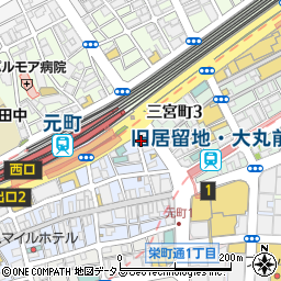 赤萬 元町店周辺の地図