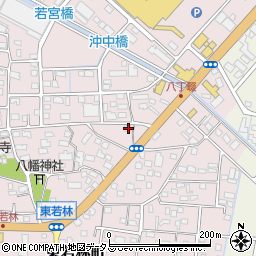 静岡県浜松市中央区東若林町182周辺の地図