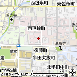 奈良コーポラス周辺の地図