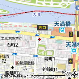 大阪府大阪市中央区天満橋京町周辺の地図