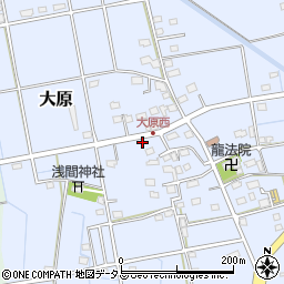 静岡県磐田市大原2343周辺の地図