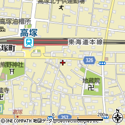 静岡県浜松市中央区高塚町4573周辺の地図