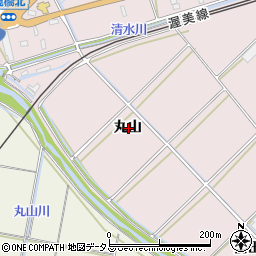 愛知県豊橋市老津町丸山周辺の地図
