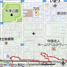 大阪府大阪市鶴見区今津南2丁目4周辺の地図