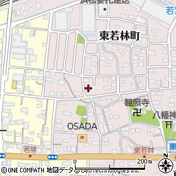 静岡県浜松市中央区東若林町659周辺の地図