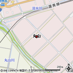 愛知県豊橋市老津町（丸山）周辺の地図