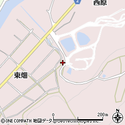 愛知県田原市白谷町東畑115-18周辺の地図