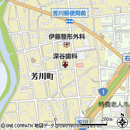 静岡県浜松市中央区芳川町430周辺の地図
