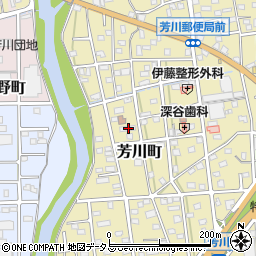 静岡県浜松市中央区芳川町835周辺の地図