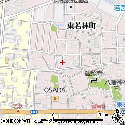 静岡県浜松市中央区東若林町657周辺の地図
