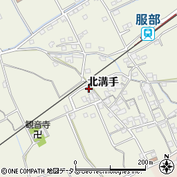 岡山県総社市北溝手454周辺の地図