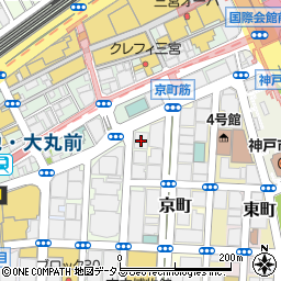 神戸信用金庫本店営業部周辺の地図
