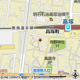 静岡県浜松市中央区高塚町4767周辺の地図