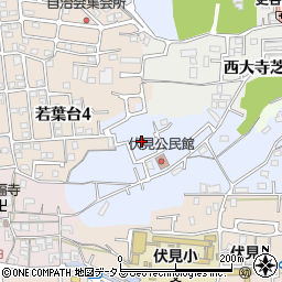 奈良県奈良市青野町周辺の地図