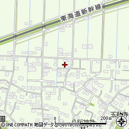 静岡県浜松市中央区篠原町1793周辺の地図
